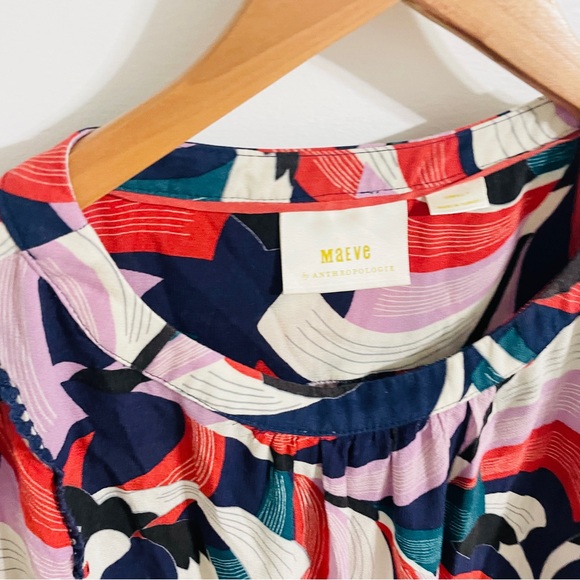 Anthropologie Maeve Cheyenne Peplum Blouse - Picture 5 of 6